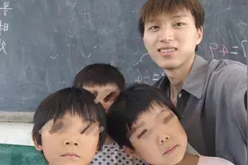00后男生到农村支教班里仅3名学生，回应：曾被支教老师点亮童年，会努力陪伴图片