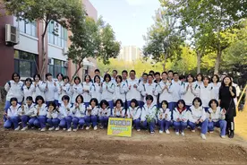 山东省济钢高级中学：种小麦蓄能量，劳动实践课助力学生健康成长图片