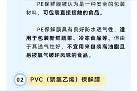 关于食品保鲜膜的这些知识，你知道吗？图片