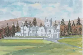 成为英国国王后，查尔斯三世的业余水彩画拍卖价格翻了10倍图片