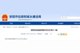 安阳市区商品房预售许可公示(第十一期)图片
