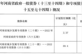 河南拟发行约481亿元地方债，用于城乡发展、棚户区改造等（附各地项目表）图片