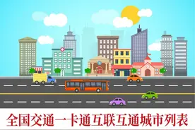 全国327座城市实现交通一卡通互联互通 城市名单公布图片
