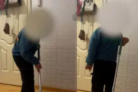 12岁男孩“神还原”妈妈干家务抱怨时状态，妈妈：当时觉得好笑，回看自己太恐怖