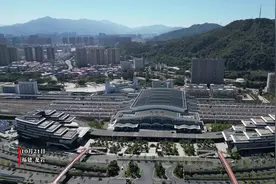 福建第三条环闽动车线开行图片
