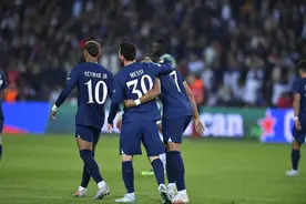 欧冠：巴黎7-2马卡比，梅西姆巴佩均传射，内马尔破门图片