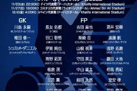 日本队公布世界杯26人大名单 20人效力欧洲联赛图片