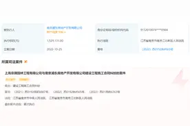 苏宁环球子公司成为被执行人 涉及建设工程施工合同纠纷图片