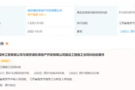 苏宁环球子公司成为被执行人 涉及建设工程施工合同纠纷图片