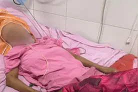 印度女子怀孕40天时遭遇车祸，昏迷7个月后产下女婴，却仍未苏醒图片