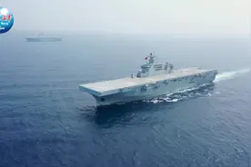 海南舰、广西舰同框，训练画面超震撼图片