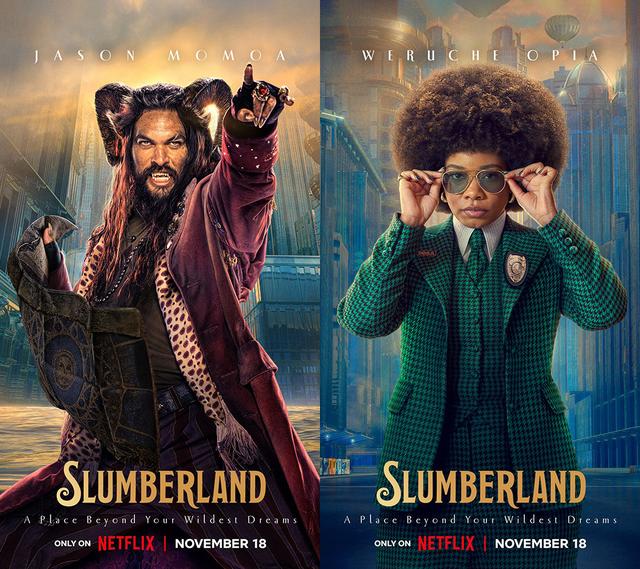 《梦乡》人物海报 杰森·莫玛与萝莉开启冒险之旅