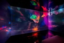 光影迷离中，走进欧泊石的微观世界图片