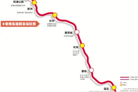 地铁8号线东延段站点公布图片