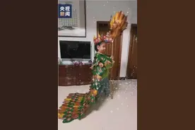 这条裙子，是用落叶做的图片