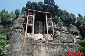 你知道“乐山大佛之父”吗？眉山仁寿大佛尚在“闭关”中，预计明年对外开放图片