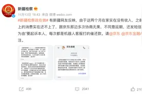 新疆检察：网友称两个月没收入无法偿还“白条”，京东同意延期两月