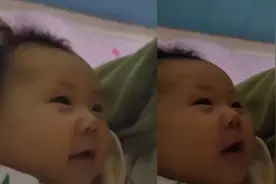 三月大宝宝回应妈妈说“爱你”，妈妈：很惊喜，心都融化了视频封面