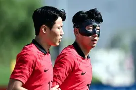 亚洲足坛的头号明星孙兴慜：在世界杯戴面具不是什么难事图片