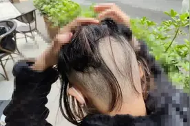 “女子当发模被骗剃光后脑勺”续，有平台称正清查相关不良信息图片