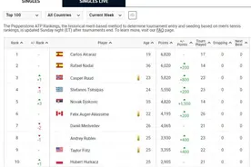 ATP年终排名尘埃落定 德约科维奇重返前五图片