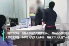 快评丨这一耳光，扇丢了政务服务窗口的公职形象图片