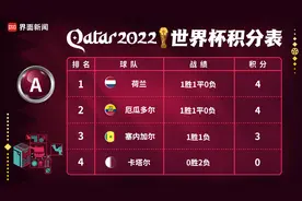 实时更新 | 卡塔尔世界杯积分榜图片