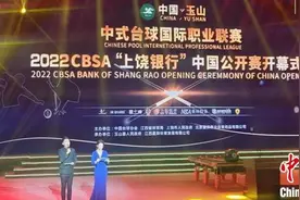 中式台球国际职业联赛中国公开赛开杆 总奖金近2200万元图片