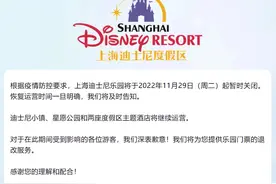 上海迪士尼乐园于11月29日起暂时关闭图片