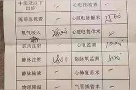 凌晨从医院接病危父亲回家 小广告联系的“救护车”不到5公里收费17700元图片