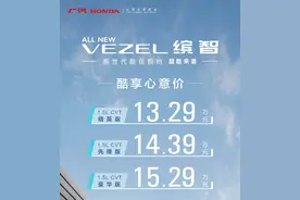 13.29万元起/共推3款车型 全新广汽本田缤智正式上市图片