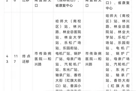 哈市46条公交线路临时调整，其中5条暂停运营图片