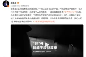 手表耳机二合一，华为预热 WATCH Buds图片