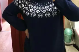 附起针经验和加针规律，提花套头毛衣（有编织图解）图片