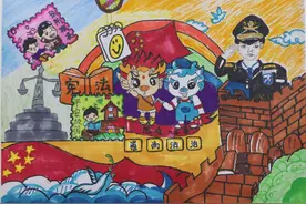 宪法宣传周 | 法治主题手抄报绘画作品展播图片