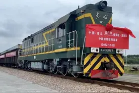 首趟“湛江-广州国际港-欧洲”中欧接续班列顺利发车图片