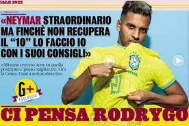 罗德里戈：踢10号位能提高我的水平；巴西对阵韩国会很困难图片