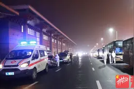 疫情要防住 郴州高铁西站：重点地区来返郴旅客设专用通道闭环转运图片