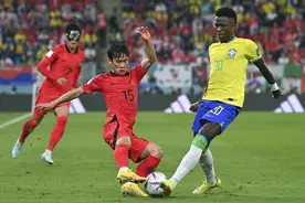 图集｜巴西队4:1击败韩国队 顺利晋级8强图片