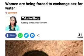 肯尼亚遭40年最严重干旱，贫困女性被迫用性换水图片