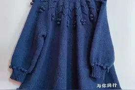 蓝莓：可可爱爱的春分女童连衣裙（有编织图解）图片