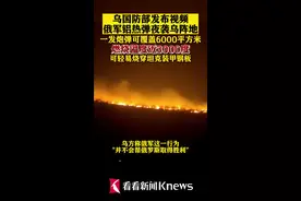 乌国防部发布视频 称俄军铝热弹夜袭乌阵地图片