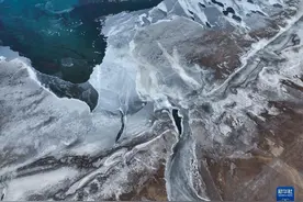 冬日青海湖图片