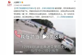 男子高速服务区开错车图片