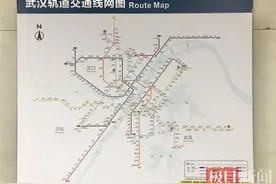 武汉地铁站陆续更新线网图，两条新线开通进入倒计时图片