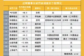 20天内处罚或立案11位董事长，“犯事”董事长有点多图片