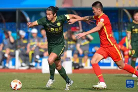 中超：北京国安胜河北图片