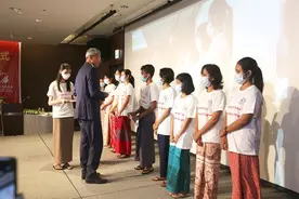 中国银行奖助学金项目在缅甸仰光启动图片