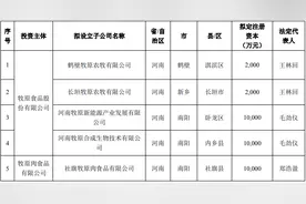 牧原股份：新设5家河南子公司，分别开展生猪养殖、新能源、生猪屠宰等业务图片