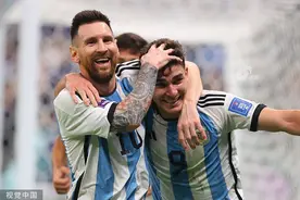 世界杯：梅西点射阿尔瓦雷斯双响，阿根廷3-0战胜克罗地亚进决赛图片